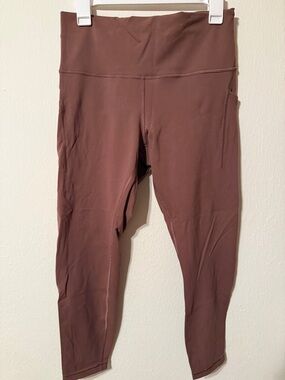 lululemon athletica Brown High-Waist Leggings